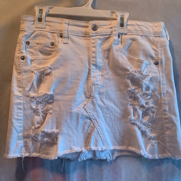 American Eagle Distressed Mini Skirt - Picture 1 of 6